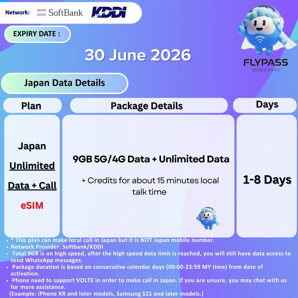 eSIM for Japan