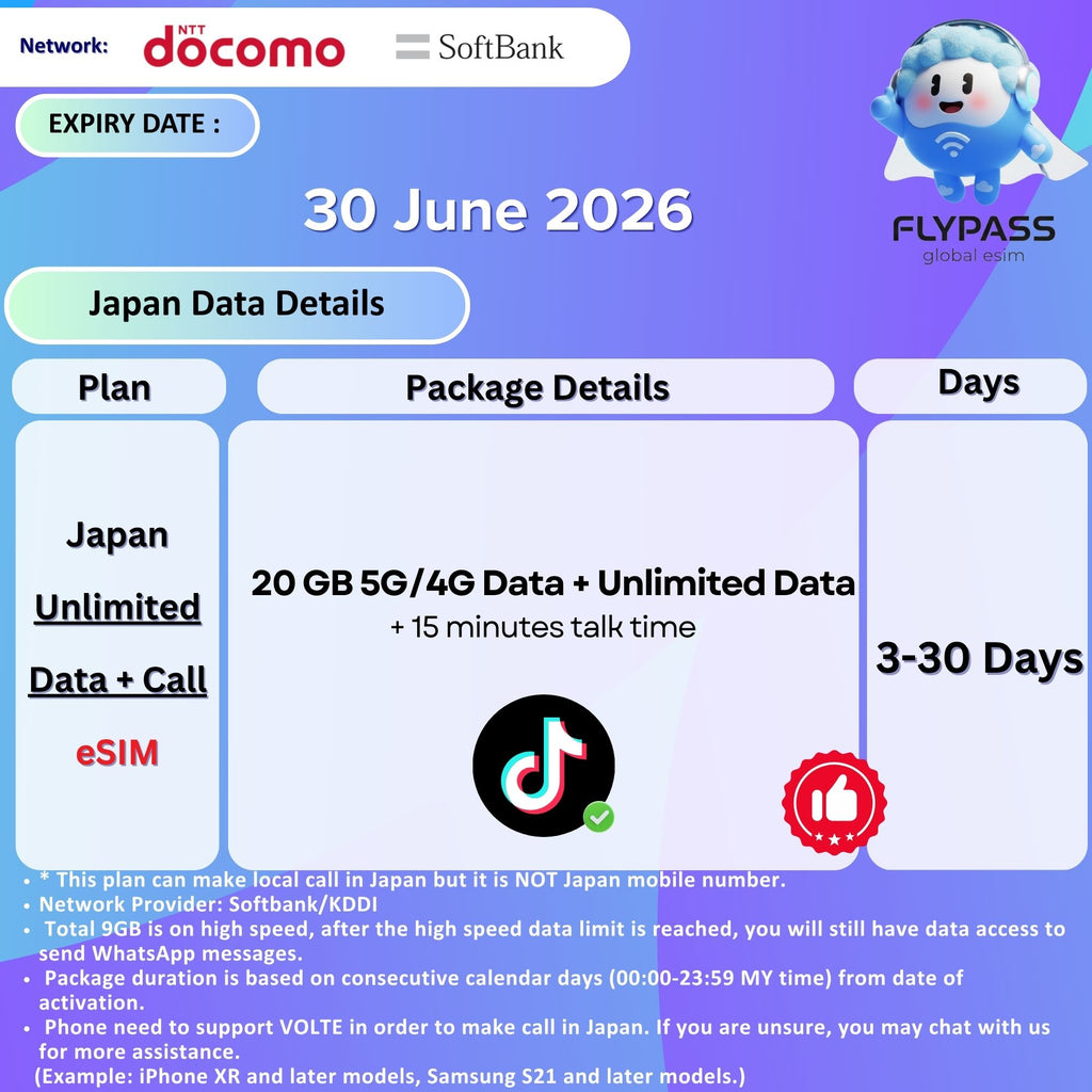 eSIM for Japan